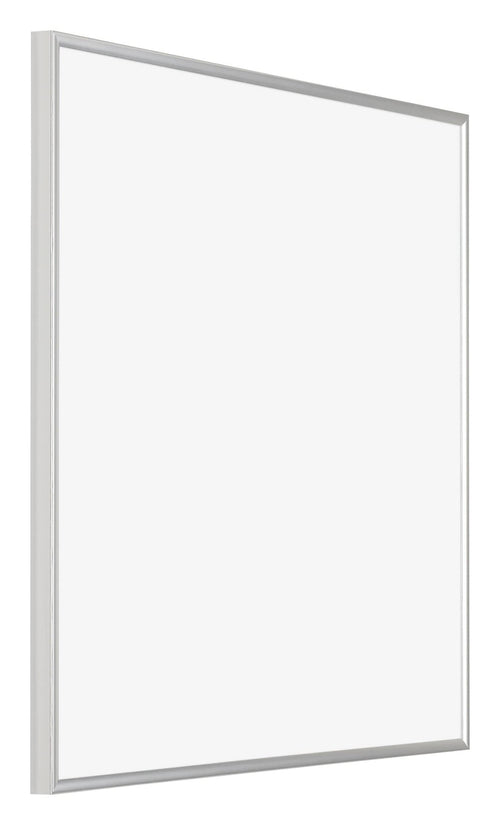 Evry Plastique Cadre Photo 50x50cm Argent De Face Oblique | Yourdecoration.fr