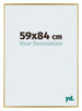 Evry Plastique Cadre Photo 59x84cm Or De Face Mesure | Yourdecoration.fr