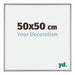 Kent Aluminium Cadre Photo 50x50cm Platine De Face Mesure | Yourdecoration.fr