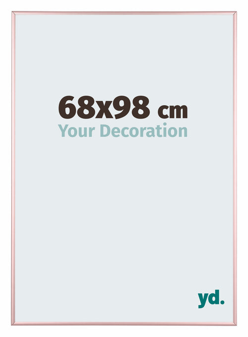 Kent Aluminium Cadre Photo 68x98cm Cuivre De Face Mesure | Yourdecoration.fr