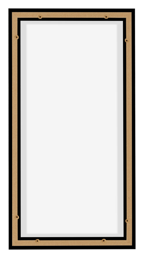 Lyon MDF Baklijst 1 2 Noir Mat Arriere | Yourdecoration.fr