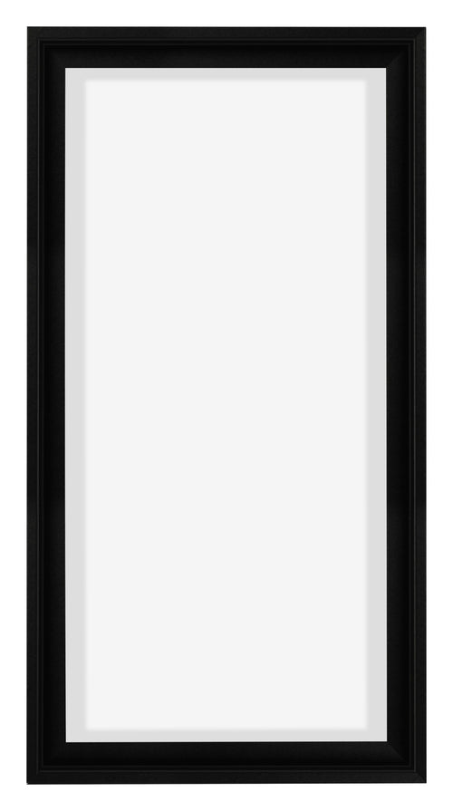 Lyon MDF Baklijst 1 2 Noir Mat De Face | Yourdecoration.fr