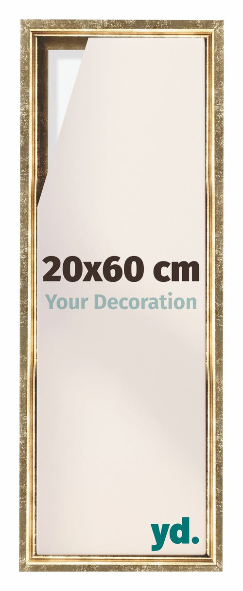 Lyon MDF Baklijst 20x60cm Or Antique De Face Mesure | Yourdecoration.fr