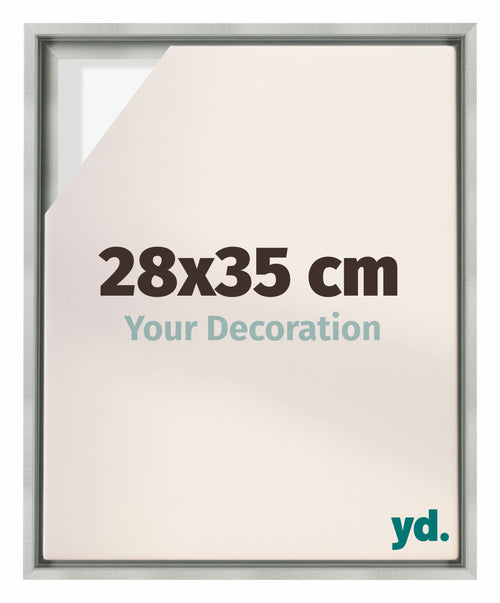 Lyon MDF Baklijst 28x35cm Argent Mat De Face Mesure | Yourdecoration.fr