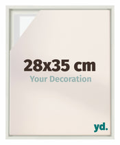 Lyon MDF Baklijst 28x35cm Blanc Mat De Face Mesure | Yourdecoration.fr