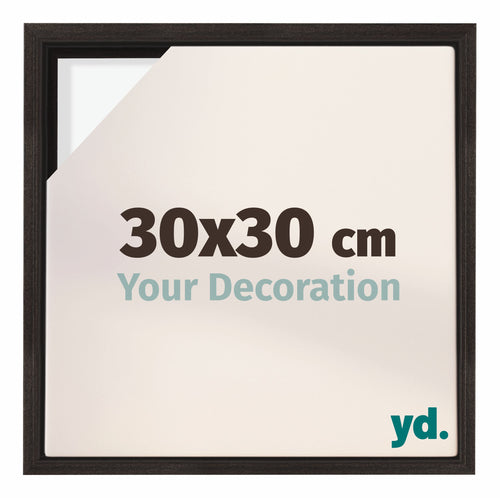 Lyon MDF Baklijst 30x30cm Chene Fonce De Face Mesure | Yourdecoration.fr