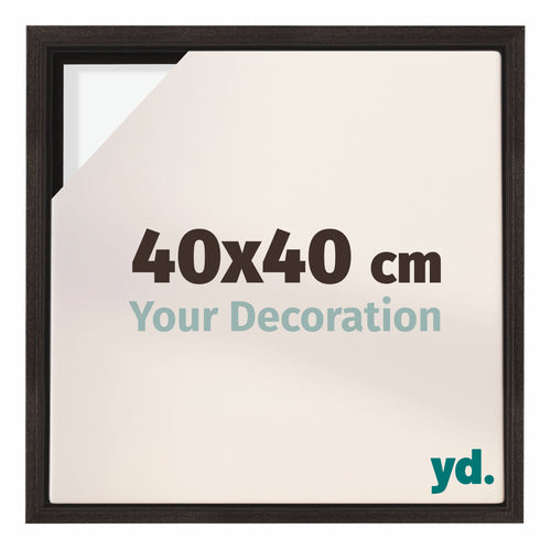 Lyon MDF Baklijst 40x40cm Chene Fonce De Face Mesure | Yourdecoration.fr