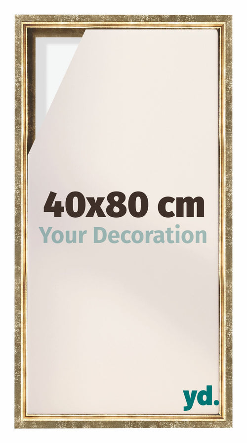 Lyon MDF Baklijst 40x80cm Or Antique De Face Mesure | Yourdecoration.fr