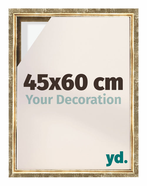 Lyon MDF Baklijst 45x60cm Or Antique De Face Mesure | Yourdecoration.fr