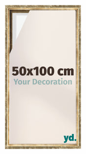 Lyon MDF Baklijst 50x100cm Or Antique De Face Mesure | Yourdecoration.fr