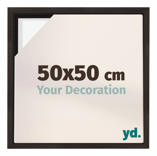 Lyon MDF Baklijst 50x50cm Chene Fonce De Face Mesure | Yourdecoration.fr