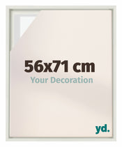 Lyon MDF Baklijst 56x71cm Blanc Mat De Face Mesure | Yourdecoration.fr