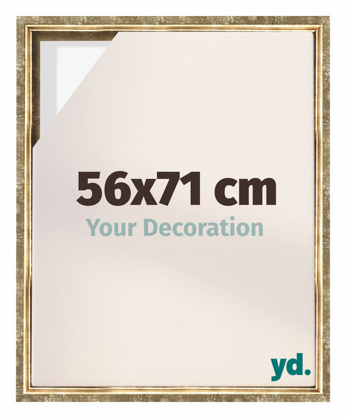 Lyon MDF Baklijst 56x71cm Or Antique De Face Mesure | Yourdecoration.fr