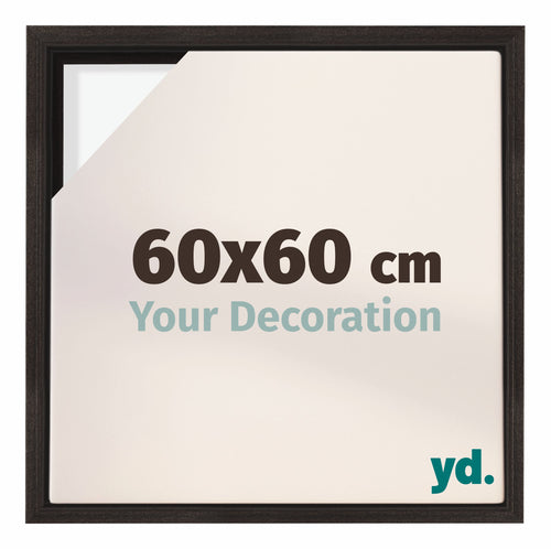 Lyon MDF Baklijst 60x60cm Chene Fonce De Face Mesure | Yourdecoration.fr