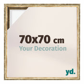 Lyon MDF Baklijst 70x70cm Or Antique De Face Mesure | Yourdecoration.fr