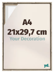 Lyon MDF Cadre Flottant 21x29 7cm A4 Chene Sonoma De Face Mesure | Yourdecoration.fr