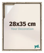 Lyon MDF Cadre Flottant 28x35cm Chene Sonoma De Face Mesure | Yourdecoration.fr