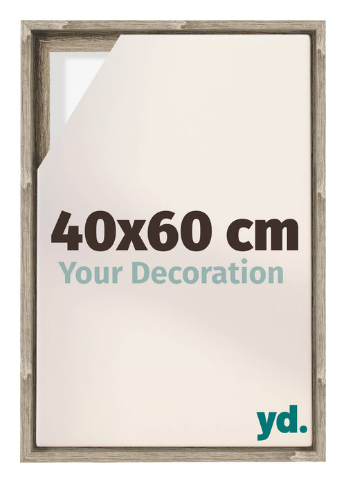 Lyon MDF Cadre Flottant 40x60cm Chene Sonoma De Face Mesure | Yourdecoration.fr