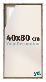 Lyon MDF Cadre Flottant 40x80cm Chene Sonoma De Face Mesure | Yourdecoration.fr