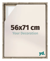 Lyon MDF Cadre Flottant 56x71cm Chene Sonoma De Face Mesure | Yourdecoration.fr