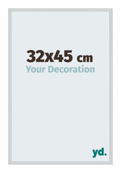 Miami Aluminium Cadre Photo 32x45cm Argent Mat De Face Mesure | Yourdecoration.fr