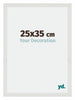 Mura MDF Cadre Photo 25x35cm Blanc Mat De Face Mesure | Yourdecoration.fr
