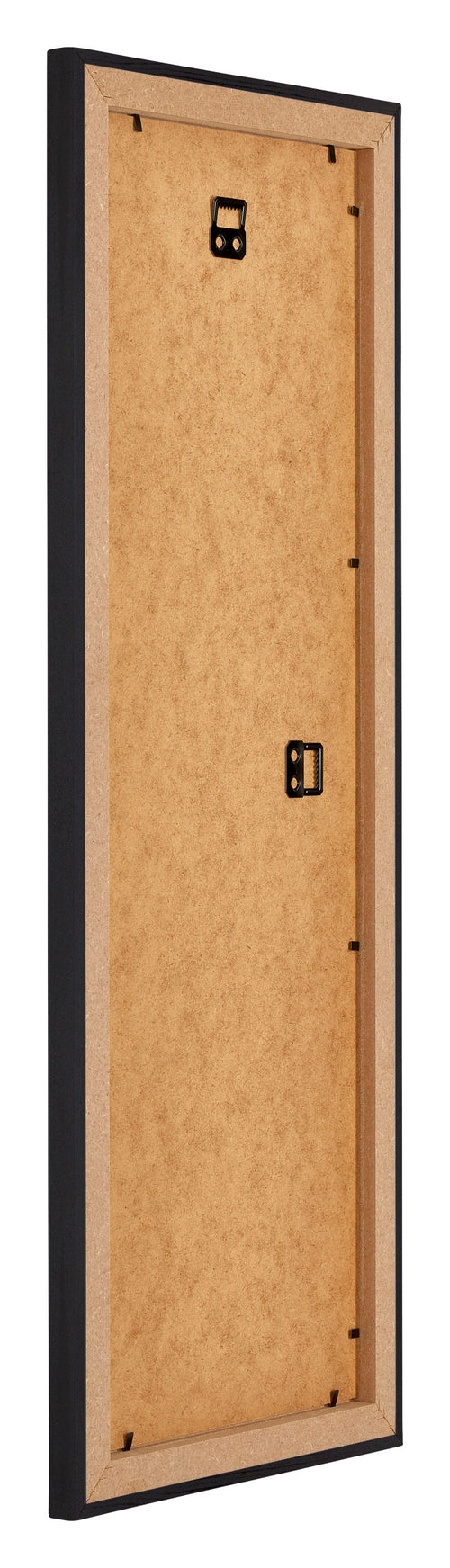 Mura MDF Cadre Photo 25x75cm Noir Grain De Bois Arriere Oblique | Yourdecoration.fr