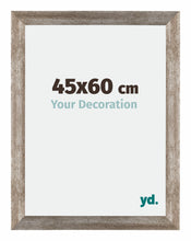 Mura MDF Cadre Photo 45x60cm Métal Vintage De Face Mesure | Yourdecoration.fr