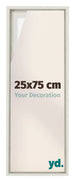 Lyon MDF Cadre Flottant 25x75cm White Wash De Face Mesure | Yourdecoration.fr