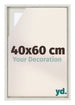 Lyon MDF Cadre Flottant 40x60cm White Wash De Face Mesure | Yourdecoration.fr