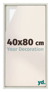 Lyon MDF Cadre Flottant 40x80cm White Wash De Face Mesure | Yourdecoration.fr