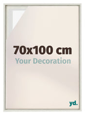 Lyon MDF Cadre Flottant 70x100cm White Wash De Face Mesure | Yourdecoration.fr
