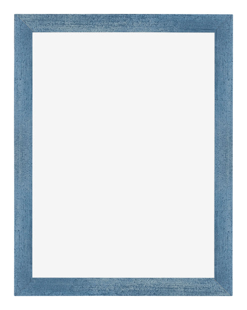 Mura MDF Cadre Photo 46x61cm Bleu Brillant Patiné De Face | Yourdecoration.fr