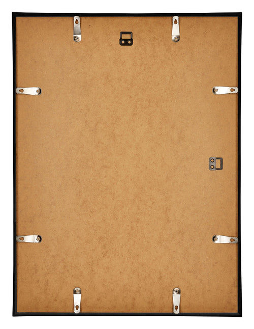 Annecy Plastique Cadre Photo 18x24cm Noir Brillant Arriere | Yourdecoration.fr