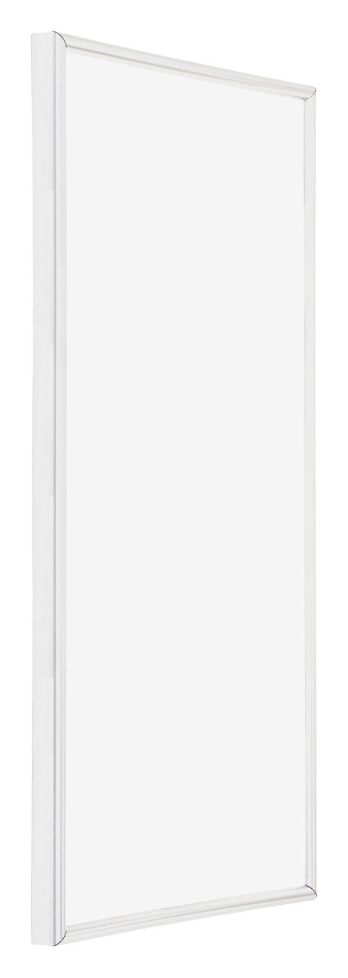 Annecy Plastique Cadre Photo 30x60cm Blanc Brillant De Face Oblique | Yourdecoration.fr