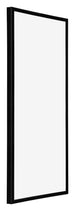Annecy Plastique Cadre Photo 40x80cm Noir Brillant De Face Oblique | Yourdecoration.fr