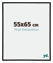 Annecy Plastique Cadre Photo 55x65cm Noir Brillant Mesure | Yourdecoration.fr