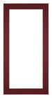 Passe Partout 20x40cm Carton Vin Rouge Bord 4cm Droit De Face | Yourdecoration.fr