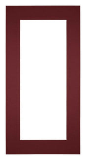 Passe Partout 40x70cm Carton Vin Rouge Bord 6cm Droit De Face | Yourdecoration.fr