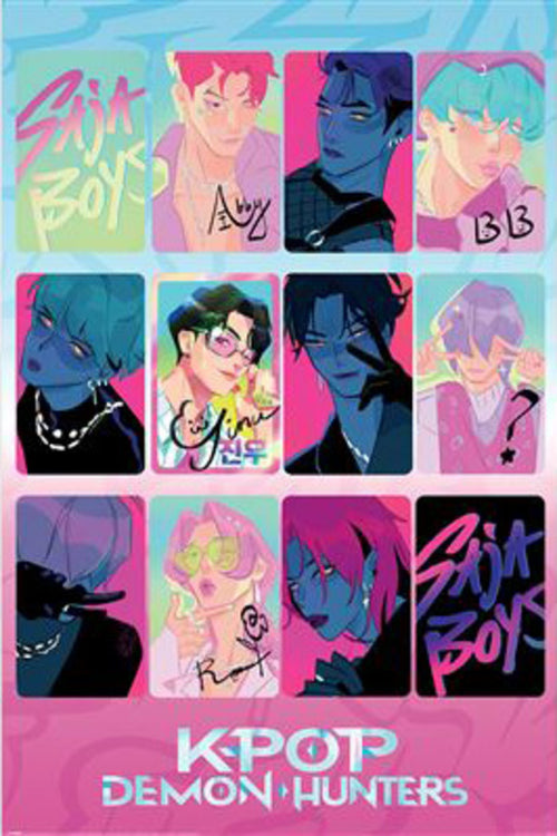 Poster K Pop Demon Hunters Light And Dark 61x91 5cm PP2510670 | Yourdecoration.fr