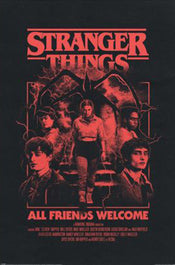 Poster Stranger Things 5 All Friends Welcome 61x91 5cm PP2500890 | Yourdecoration.fr