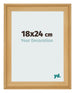 Cadre Photo 18x24cm De Pin Grain de Bois MDF Lazio De Face Mesure | Yourdecoration.fr