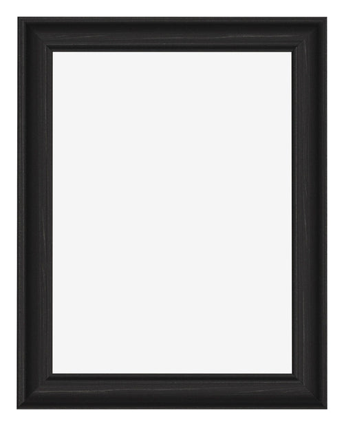 Cadre Photo 18x24cm Noir Grain de Bois MDF Lazio De Face | Yourdecoration.fr