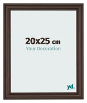 Cadre Photo 20x25cm Chene Fonce MDF Lazio De Face Mesure | Yourdecoration.fr