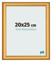 Cadre Photo 20x25cm Or Mat MDF Lazio De Face Mesure | Yourdecoration.fr