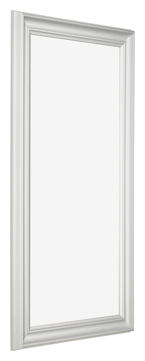 Cadre Photo 20x40cm Blanc Patine MDF Lazio De Face Oblique | Yourdecoration.fr