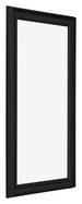 Cadre Photo 20x40cm Noir Grain de Bois MDF Lazio De Face Oblique | Yourdecoration.fr
