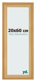Cadre Photo 20x60cm De Pin Grain de Bois MDF Lazio De Face Mesure | Yourdecoration.fr