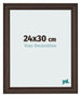 Cadre Photo 24x30cm Chene Fonce MDF Lazio De Face Mesure | Yourdecoration.fr