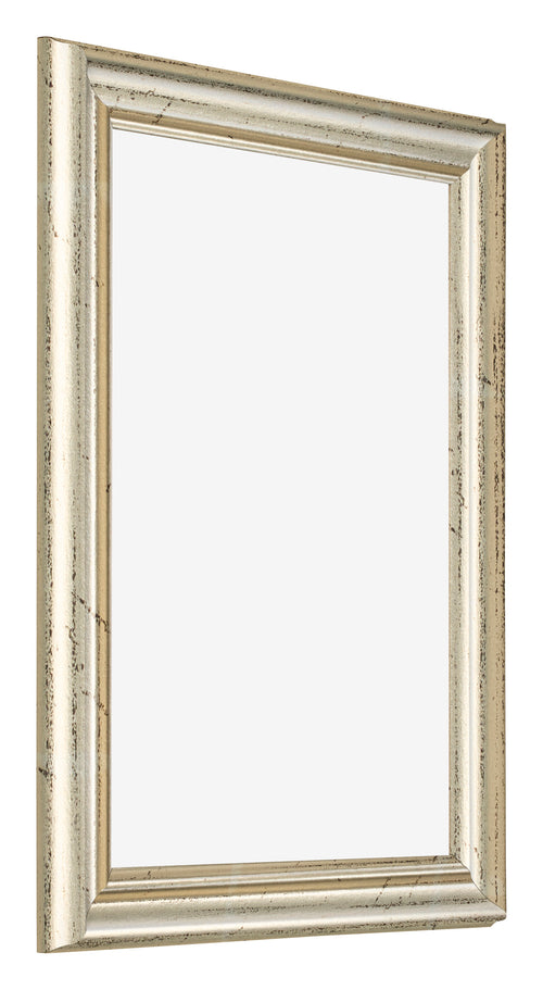 Cadre Photo 24x32cm Brillance Metallique MDF Lazio De Face Oblique | Yourdecoration.fr